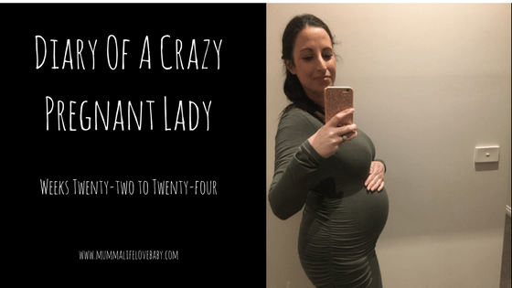 Diary of a Crazy Pregnant Lady - Weeks 22 to 24 - Image (c) mummalifelovebaby