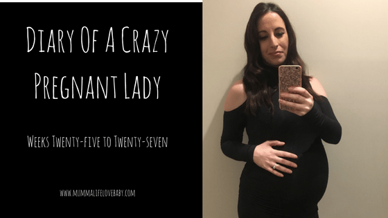 Diary of a Crazy Pregnant Lady - Weeks 25 to 27 - Image (c) mummalifelovebaby